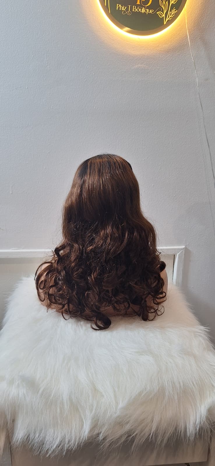 Wavy Wig with Bangs
