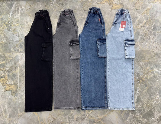 The Urban Cargo Denim Pants